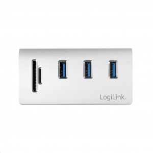 LogiLink CR0045 3 Portos USB Hub kártyaolvasóval